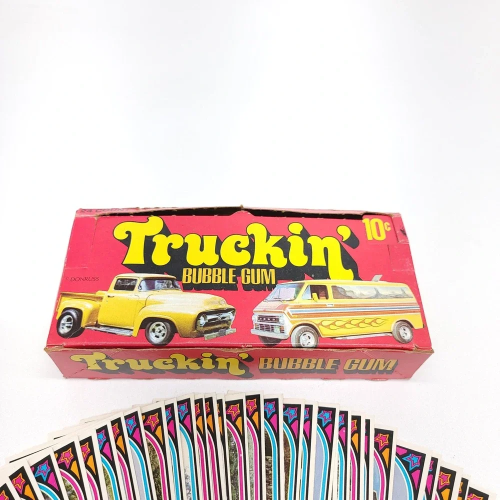 1975 Donruss Truckin' Trading Cards Complete Set Original Box‎ Lowrider Hot Rod